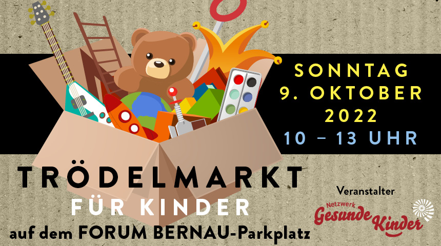 9. Oktober 2022 – Trödelmarkt für Kinder