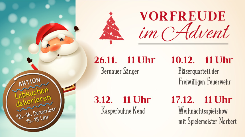 Immer samstags im Advent